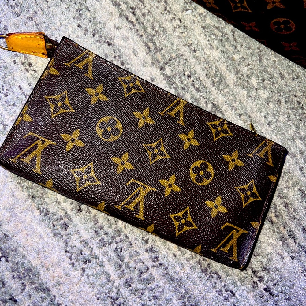 Auth. Louis Vuitton Accessory Pouch Cosmetic Bag
